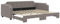 vidaXL Tagesbett, Sofabett Ausziehbar, Gästebett Schlafsofa für Schlafzimmer Wohnzimmer, Ausziehbett Sofa Bettsofa, Taupe 100x200cm Stoff