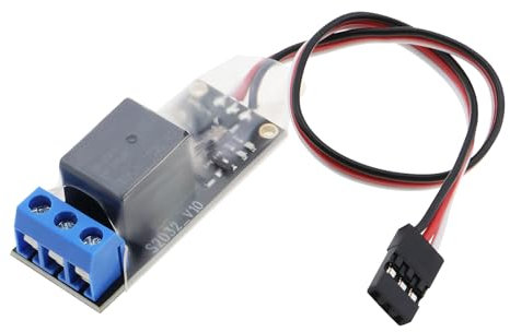 LT Easiyl 1 PC Haute Tension 1CH PWM RC Avion Télécommande Relais de Signal 5-12 V Commutateur RC Bricolage Modélisation Feux de Navigation Contrôleur Universels Interrupteurs Marche/arrêt