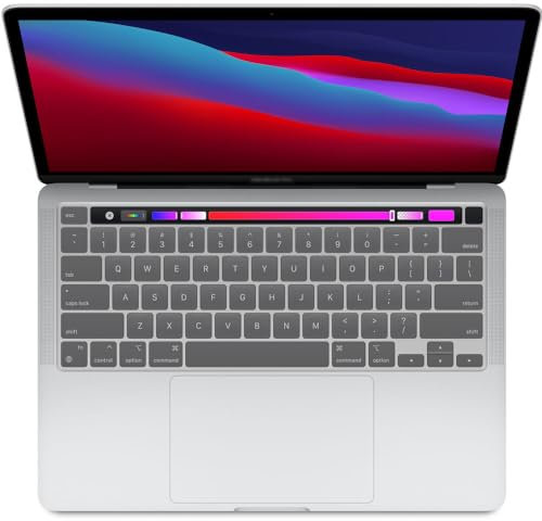 MiNGFi TPU Tastaturschutz für MacBook Pro 13 M1/M2 A2338 (2020–2023), A2289 (2020), A2251 (2020–2021), Pro 16 A2141 (2019–2021) US/ANSI Tastaturlayout - Transparent