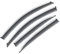 JBJXFAMAY Für Mercedes Für Benz C W204 C350 Limousine 2008-2014 Windabweiser Windabweiser Autofensterblende Regenschutz Für Die Augenbraue Auto-Windabweiser für Fenster