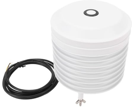 Schutzhülle für Außensensoren, Kunststoffgehäuse für Sensor, Außenhülle aus Weißem Kunststoff für Sensor für Wetterstation