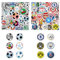 NXPWRC 100 Sheets Of Football Stickers, Football Badge Stickers, Sports Stickers, Waterproof Graffiti Stickers, Laptop Stickers, Diy Decoration Stickers For Boys