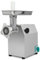 VERTES Hachoir à viande, Hachoir électrique, acier inoxydable, 1100W, 220 kg/h, taille 22, professionnel pour la restauration, 2 bacs de remplissage, 4 disques perforés, 2 couteaux, poussoir