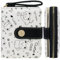 Farcauo Portemonnaie Damen Geldbeutel Frauen Geldbörsen Klein Damen Portemonnaie Mini Geldbörse Schwarz Katze Klein Portmonee für Frauen mit Ausweisfach und Kartenhüllen