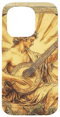 Apollo spielt Lyre Griechenland Mythologie antiker griechischer Gott Hülle für iPhone 15 Pro