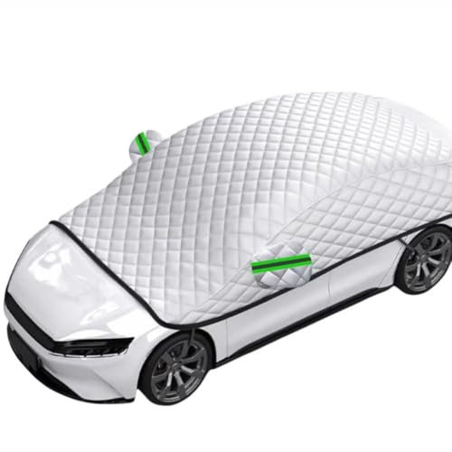 LWKJDHS Halbgarage Auto für Opel Meriva A Meriva B 2003-2017, Autoplane Winter Halbe Abdeckplane Autoabdeckung wasserdichte Schneeschutz Autoplane ZubehöR