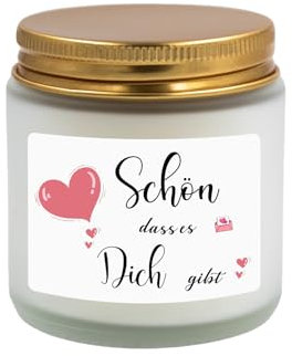 Geschenke für Frauen, Duftkerze Geburtstagsgeschenk für Frauen, Lustige Danke Erzieherin Geschenk Abschied, Geschenke für Beste Freundin Mama Oma Schwester Frau zum Geburtstag Muttertag Hochzeitstag