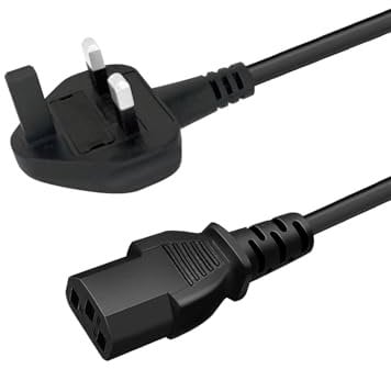 Power Cord Replacement for Yamaha HS8 HS7 HS5 DBR15 DBR10 Speaker 3 Pin AC C13 Cable Lead Plug UK Mains