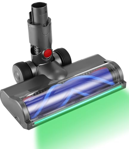 Elektrische Bürste kompatibel für Dyson V6 DC59 DC61 DC62 DC74, Mit LED-Beleuchtung Und Turbobürsten-Reinigungskopf, staubsauger ersatzteile ersatzbürste für Hartböden, Teppiche