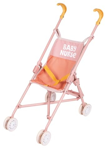 Smoby - Baby Nurse - Walking Stick - For Dolls up to 42 cm - Practical and Lightweight - Easy Folding - Suitable for Ages 2+