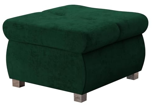 Mirjan24 Polsterhocker Sitzbank Orkan klein Hocker Sitzhocker Modern Pouf Fußbank Sitzmöbel 60x60 (Piano 26)