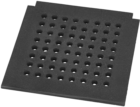 KOTARBAU® Gusseisen Kaminrost - 29 x 29 cm - Kaminofen Rost - Ascherost für Kaminöfen - Ofenrost - Massiv & Robust - Gussrost - Eckig