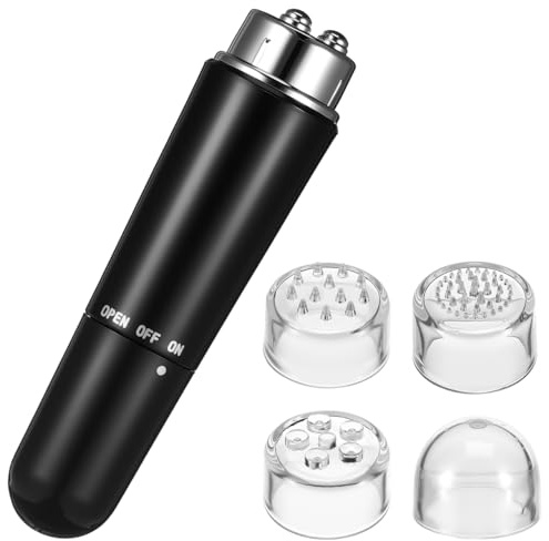 Garneck Appareil de Massage du Visage Électrique Électroplaqué Noir | ABS, Usage Facial à Domicile, Design Multifonction, Soin du Cou Contour