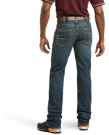 ARIAT Herren Rebar M4 Slim Fit Durastretch Straight Leg Jeans, Blackstone, Groß