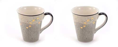 Cha Cult 2 X Becher Sao Keramik mit Goldauflage 0,3 l