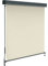 paramondo Estor Vertical Enrollable para Exteriores 2000 Protección Solar para Balcón, con Cajón y Manivela, 160 x 250 cm, Beige, Estructura Antracita