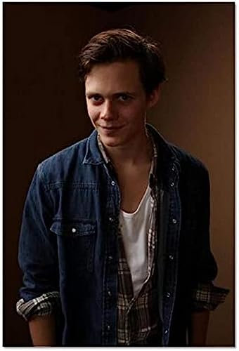 Poster Bill Skarsgard Filmstar Poster Foto Porträt Bilder Poster Und Drucke Leinwand Malerei Home Decor 50X70Cm Kein Rahmen