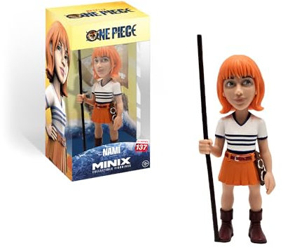 MINIX - Figura de Nami La Gata Ladrona - One Piece - Coleccionables de 12 cm para Exhibición, Idea de Regalo para Niños Y Adultos, Fans de Anime - MN14040