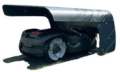 Abri Robot Tondeuse multimarque ROBOT PROTECT A 65 x 65 x 40 cm | Résistant aux intempéries & Protection UV | Pieds en INOX & matériel de Montage Inclus | Fabrication européenne