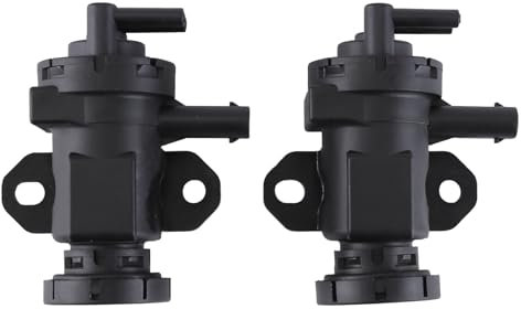 Slakerbe Druckwandler Turbolader Magnetventil,2PCS Vakuum Magnetventil kompatibel für 1er 81 E87 E88 E82 3er E92 5er E60, Gran Turismo F07, Touring E61 7er F01/F02/F03/F04 X3 X5 E70