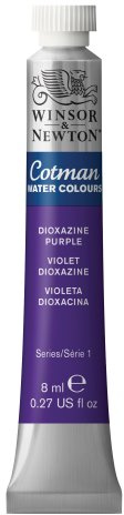 Winsor & Newton 303231 Cotman 8ml Water Colour Tube - Dioxazine Violet