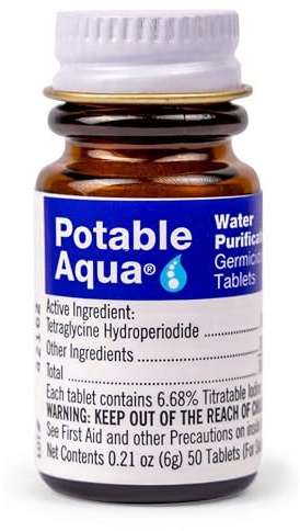 Potable Aqua Germicidal Water Purification Tablets