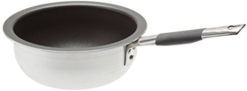Pentole Agnelli ALSC111BMSC20 Linea Cool Alluminium Platinum Padella Mantecare Alluminio da 3 mm, 20 cm