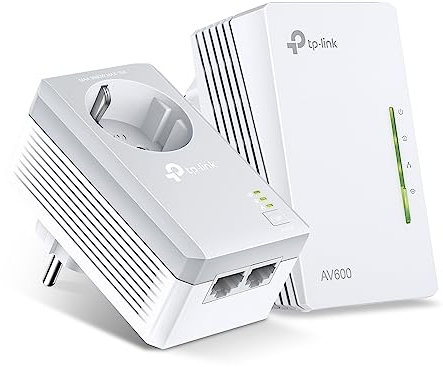 (Ricondizionato) TP-Link TL-WPA4226 KIT Powerline Kit AV600Mbps e Wi-Fi 300Mbps, Homeplug AV2, 2 Porte Ethernet, Plug & Play, Compatibile con Router, Tecnologia Powerline Avanzata, Facile Gestione
