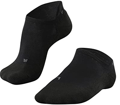 FALKE Women's GO2 Invisible W In Cotton Anti-Blister 1 Pair Golf Socks, Black 3000, 7-8