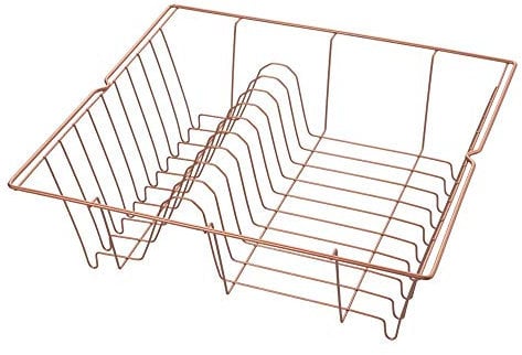 Metaltex 'Lipsia' Dish Drainer, Polytherm Copper, 36 x 33 x 12 cm