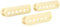Fender Road Worn - Stratocaster Ensemble de caches micro - Set de 3 - Road Worn Blanc