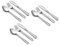 9 Piece Kids Cutlery Sets, Stainless Steel Child Toddler Flatware Silverware Set, Hammered Design Children Safe Utensil Set Include Knife/Fork/Spoon, Healthy & Mirror Polished, Dishwasher Safe