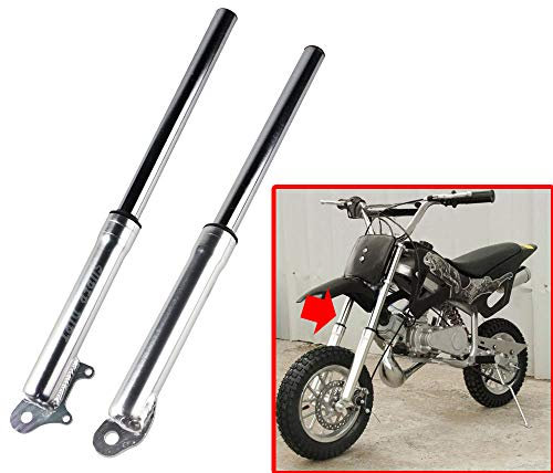 FLYPIG Fourche avant amortisseur Mini Pocket Bike 47cc 49cc QG-50 FK08 pour Coolster 2 temps