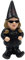 HARLEY-DAVIDSON Lady Biker Themed Polystone Garden Gnome, 4.5 x 11 in. 544902C