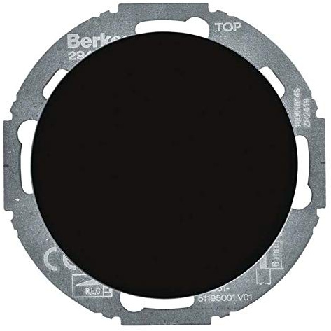 Uni-Drehdimmer Z.-st.(LED) R.cl., schw. 29442045 4011334510161 Berker