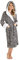 CityComfort Vestaglia Donna Invernale in Morbido Pile (Leopardo, M)
