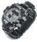 Orologio sportivo da sopravvivenza 6 in 1, impermeabile, con cinturino di primo soccorso per esterni, con paracord, bussola, termometro, fischietto, cacciavite, raschietto per campeggio e avventure