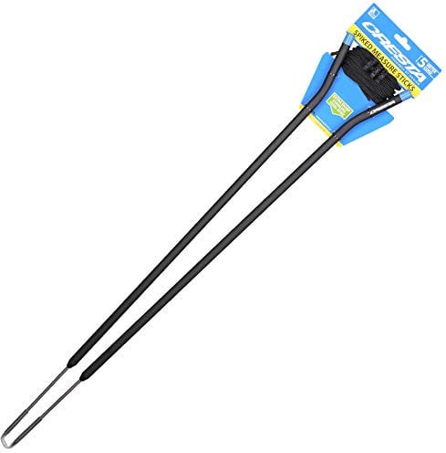 Cresta Spiked Measure Sticks – 2 varillas de medición + 5 m de cuerda para alimentador, medidor de distancia para pesca alimentadora, varillas para medir la cuerda de alimentación
