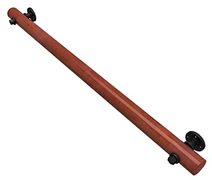 Pasamanos para Anciano Pasamanos De Madera para Interior Exterior Antideslizantes Barandilla para Escalera Pasillo contra La Pared Varilla De Soporte para Balcón Terraza Parapeto (60cm)