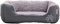 ESTEXO Hundebett Hundekissen Haustierbett Hundekorb Tierbett Hundesofa Dunkelgrau/Grau 50x37x17 cm