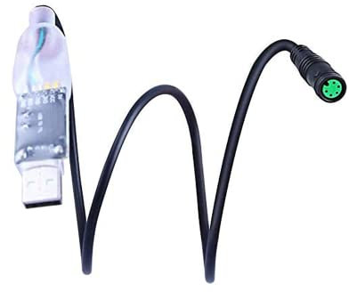 windmeile | USB Programmierkabel, kompatibel zu Bafang BBS01 BBS02 BBHD Mittelmotor, Mid Drive Motor, E-Bike, Elektro Fahrrad, Pedelec