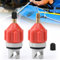 2 Piezas Sup Adaptador de Válvula de Aire,Adaptadores de Bomba Inflable,para Kayak,Paddle Board,Inflable Barco (Naranja)