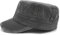 Van Der Rich ® - Cap Vintage Army Military Cap Gewaschener 100% Baumwolle - Dammen-Herren (Schwarz, One Size)