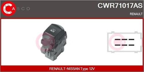 Casco CWR71017AS Schalter Glasheber Renault Group