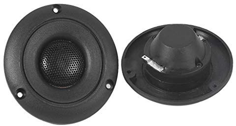Haveratio 25 W 2 STÜCKE Piezo-Hochtöner Horn Piezoelektrischer Lautsprecher Summer Höhen Piezokopf 83 mm Außendurchmesser Größe Hochwertiges ABS Schwarz