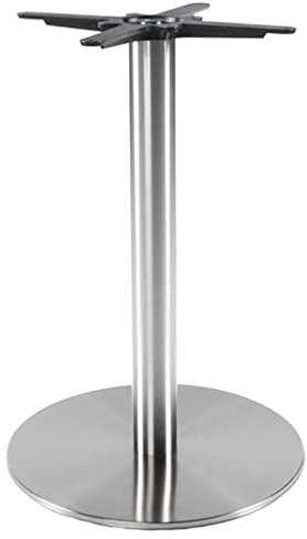 KADIMA DESIGN Tischfuß 75cm Metal Silber (Stainless Steel) 50 x 50 x 75