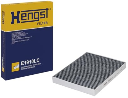 HENGST - Innenraumfilter E1910LC - Luftfilter für den Innenraum mit Aktivkohle - Filtert Staub, Pollen & Gerüche für Allergiker - Für saubere Frischluft im KFZ - Automotive Zubehör
