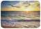 Fußmatte Harmonie Horizont Urlaub Meer Landschaft Komposition Welle Strand Heiß Natur Wasser Himmel Sonne Meer 40X60Cm Fußabtreter Dauerhaft Waschbar Saugstarke Türmatte Für Außen Flur
