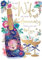 Words and Wishes - Tarjeta de aniversario para esposa, diseño floral con botella de champán y mariposas con detalles de papel de aluminio en relieve, respetuosa con el medio ambiente