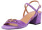 Geox D New Eraklia 50, Sandalo con Tacco Donna, Viola, 37 EU
